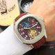 Fake Patek Philippe Aquanaut Moon phase Watches - White Dial Brown Rubber Band (8)_th.jpg